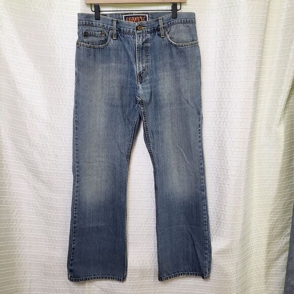 Levi’s 527 Jeans Relaxed Low Rise Boot Cotton Well Faded 2009 Tag 34x32 SEE DESC - Picture 2 of 15